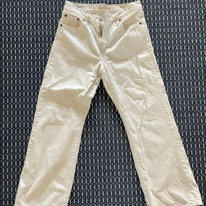 Levi's Women's White Boot Cut Jeans